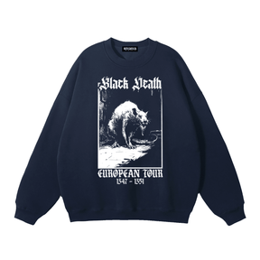 Black Plague Death Tour Fleeced Sweatshirt - Goth Cloth Co.260915PODRA11134001