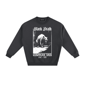Black Plague Death Tour Fleeced Sweatshirt - Goth Cloth Co.260915PODRA11134006