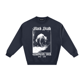 Black Plague Death Tour Fleeced Sweatshirt - Goth Cloth Co.260915PODRA11134011