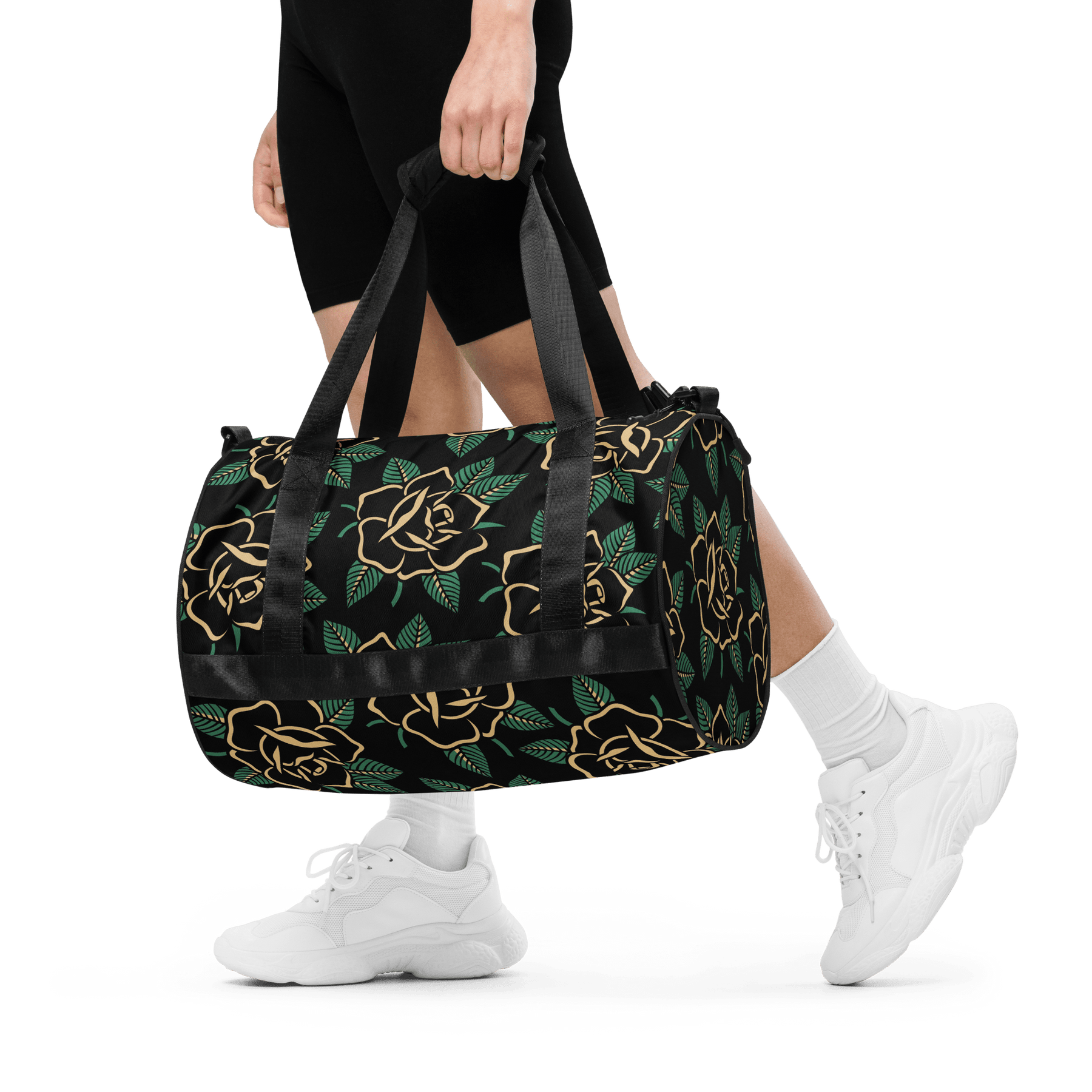 Black Rose Duffle Bag - Goth Cloth Co.gymwear4520234_15155