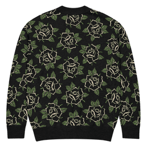 Black Rose Knit Cardigan - Goth Cloth Co.4074054_21032
