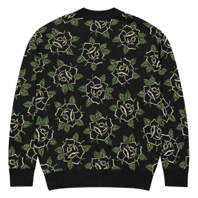 Black Rose Knit Cardigan - Goth Cloth Co.4074054_21033