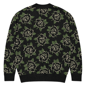 Black Rose Knit Cardigan - Goth Cloth Co.4074054_21034