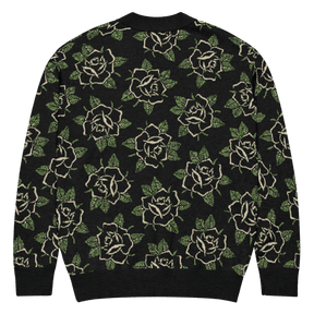 Black Rose Knit Cardigan - Goth Cloth Co.4074054_21034