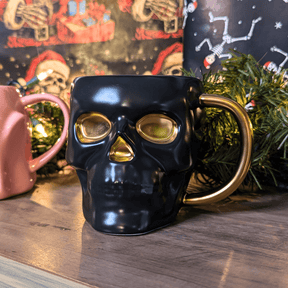 Black Skull Mug - Goth Cloth Co.304374