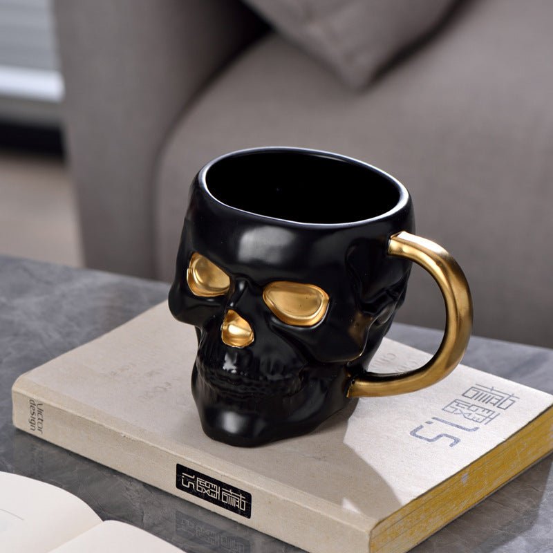 Black Skull Mug - Goth Cloth Co.304374