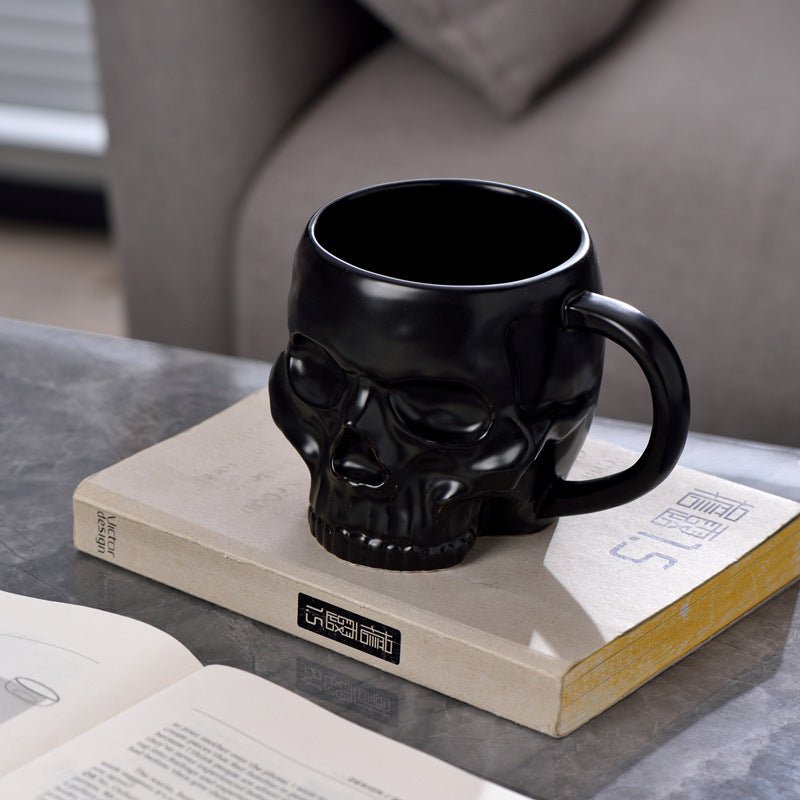 Black Skull Mug - Goth Cloth Co.304374