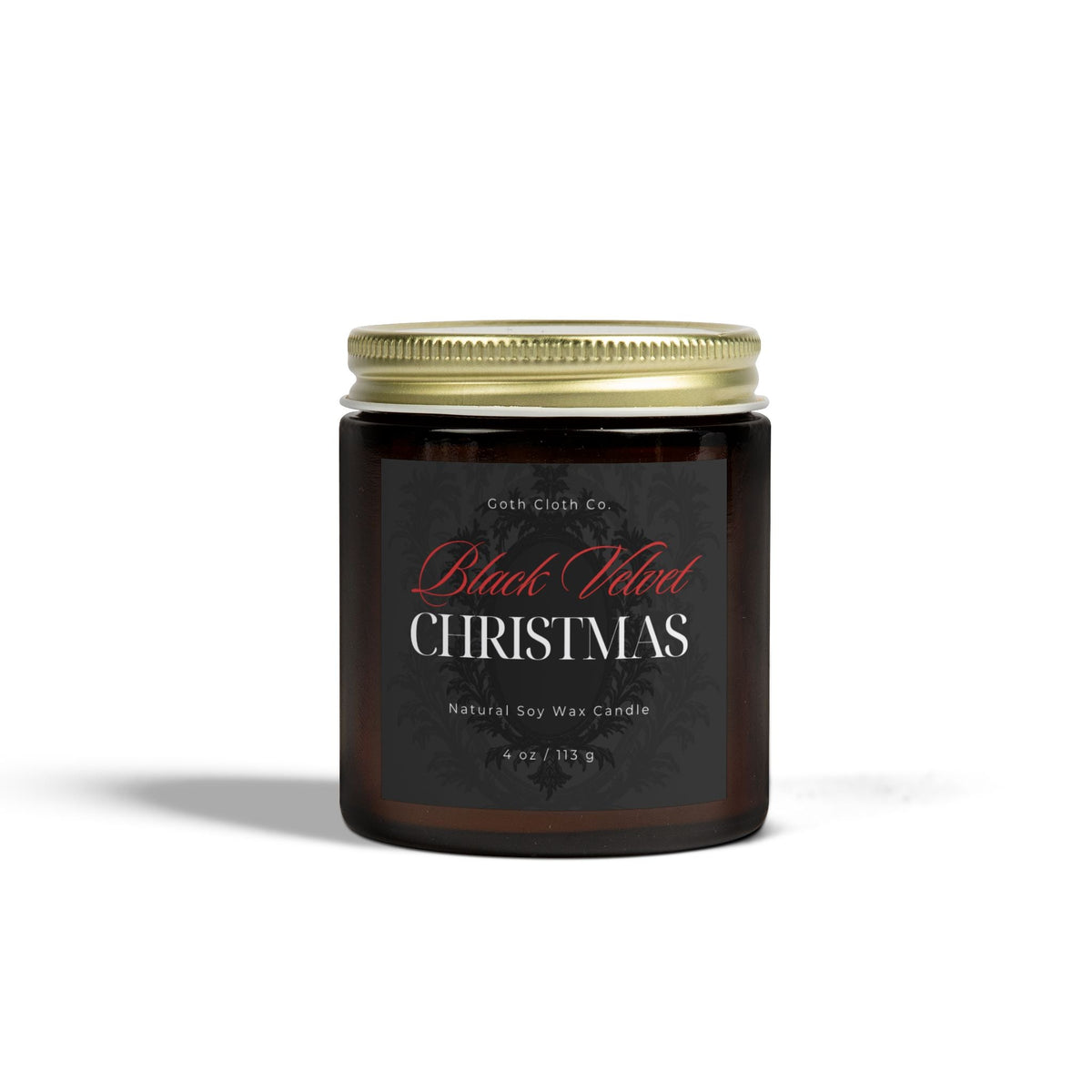 Black Velvet Christmas Fir Coconut Wax Candle - Goth Cloth Co.Home Decor29528551000850857421