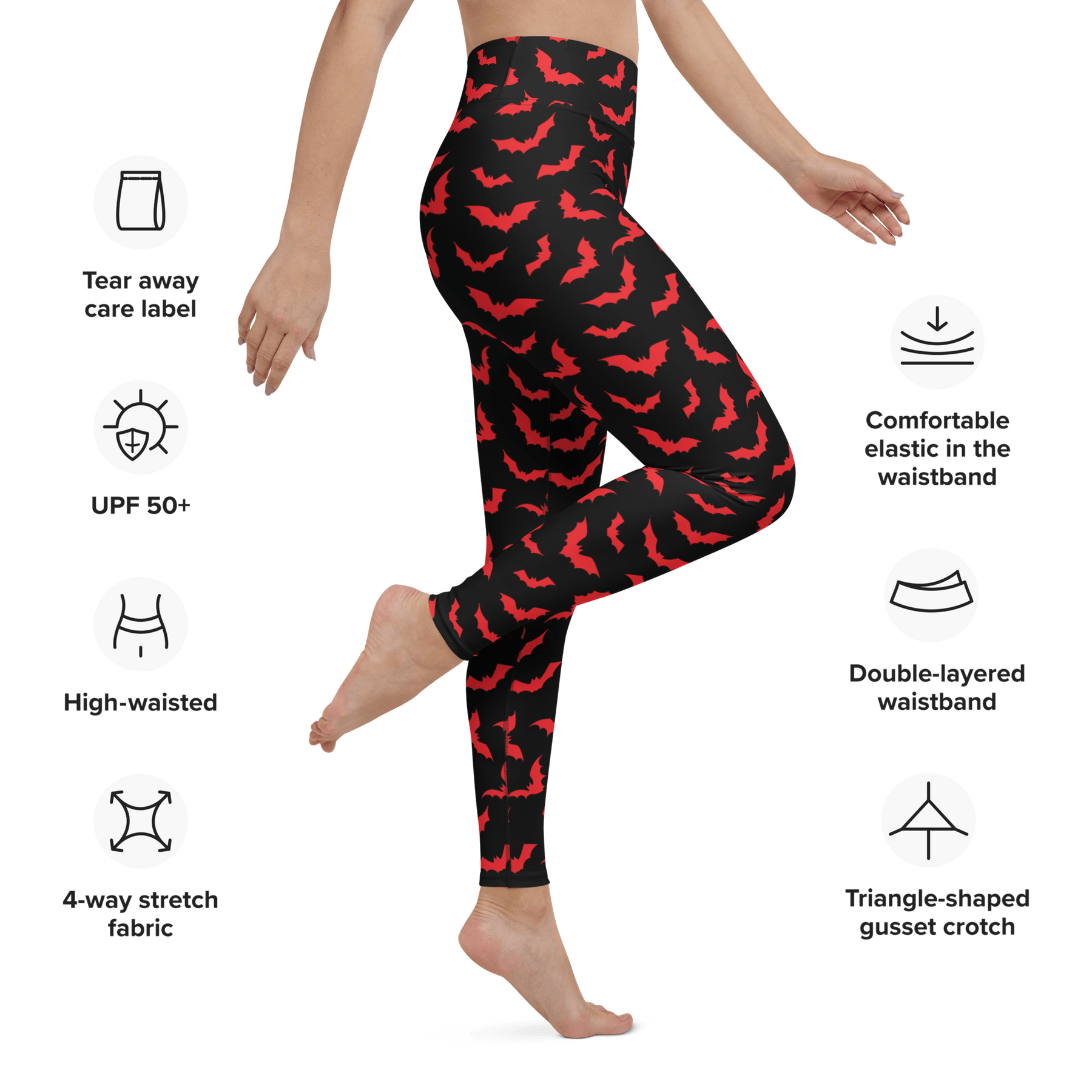 Blood Bats Yoga Leggings - Goth Cloth Co.5886977_8353