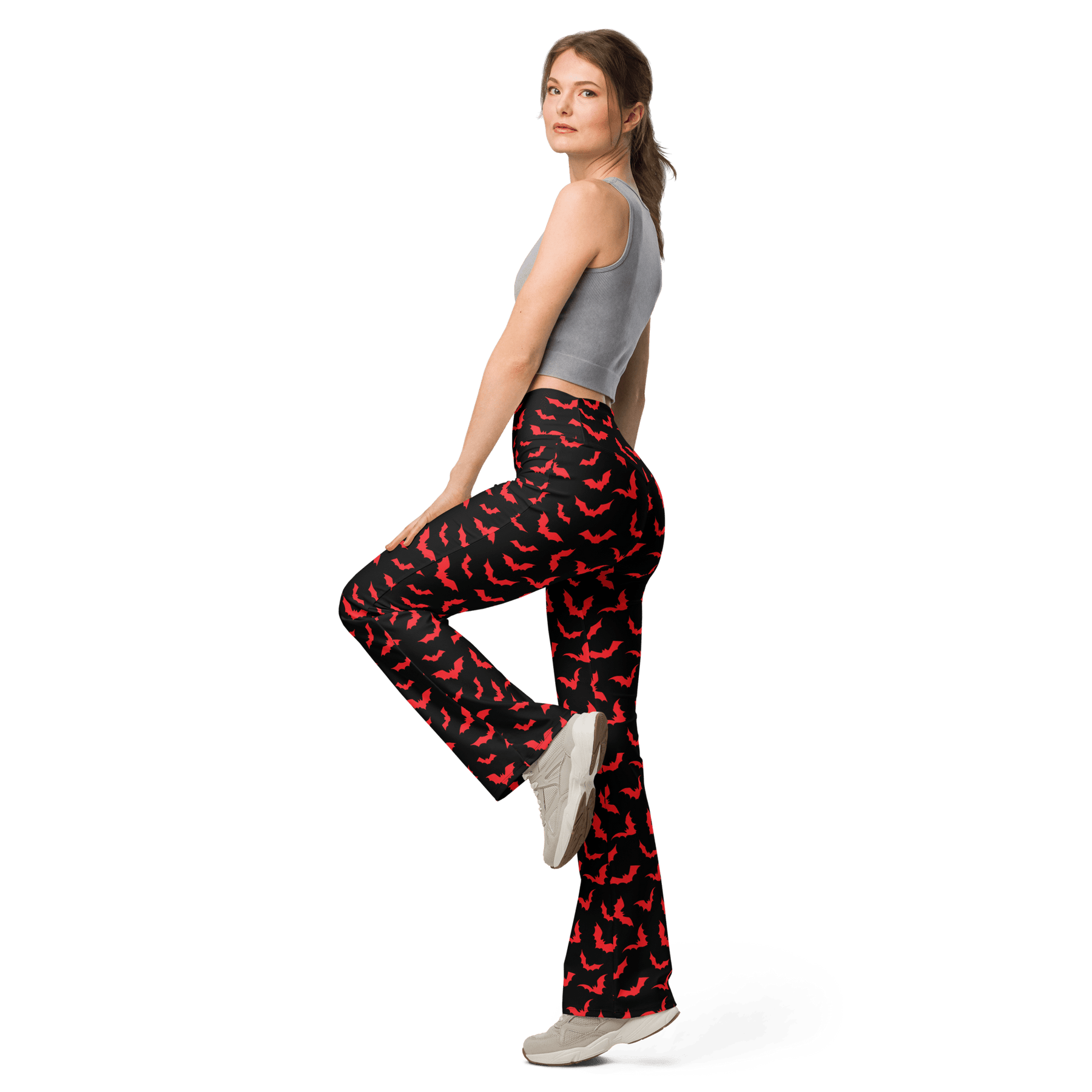 Bloody Bats Flare Leggings - Goth Cloth Co.3634794_19331