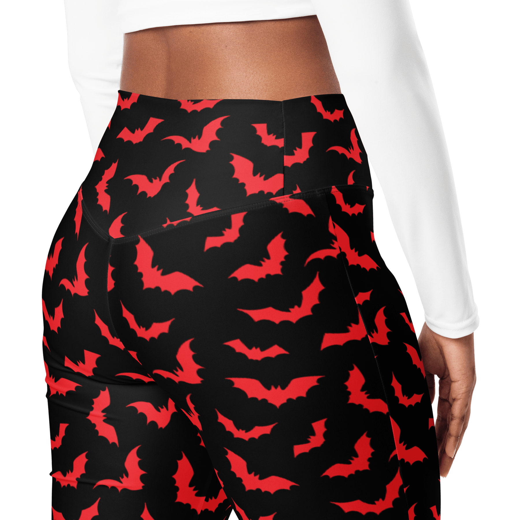 Bloody Bats Flare Leggings - Goth Cloth Co.3634794_19331