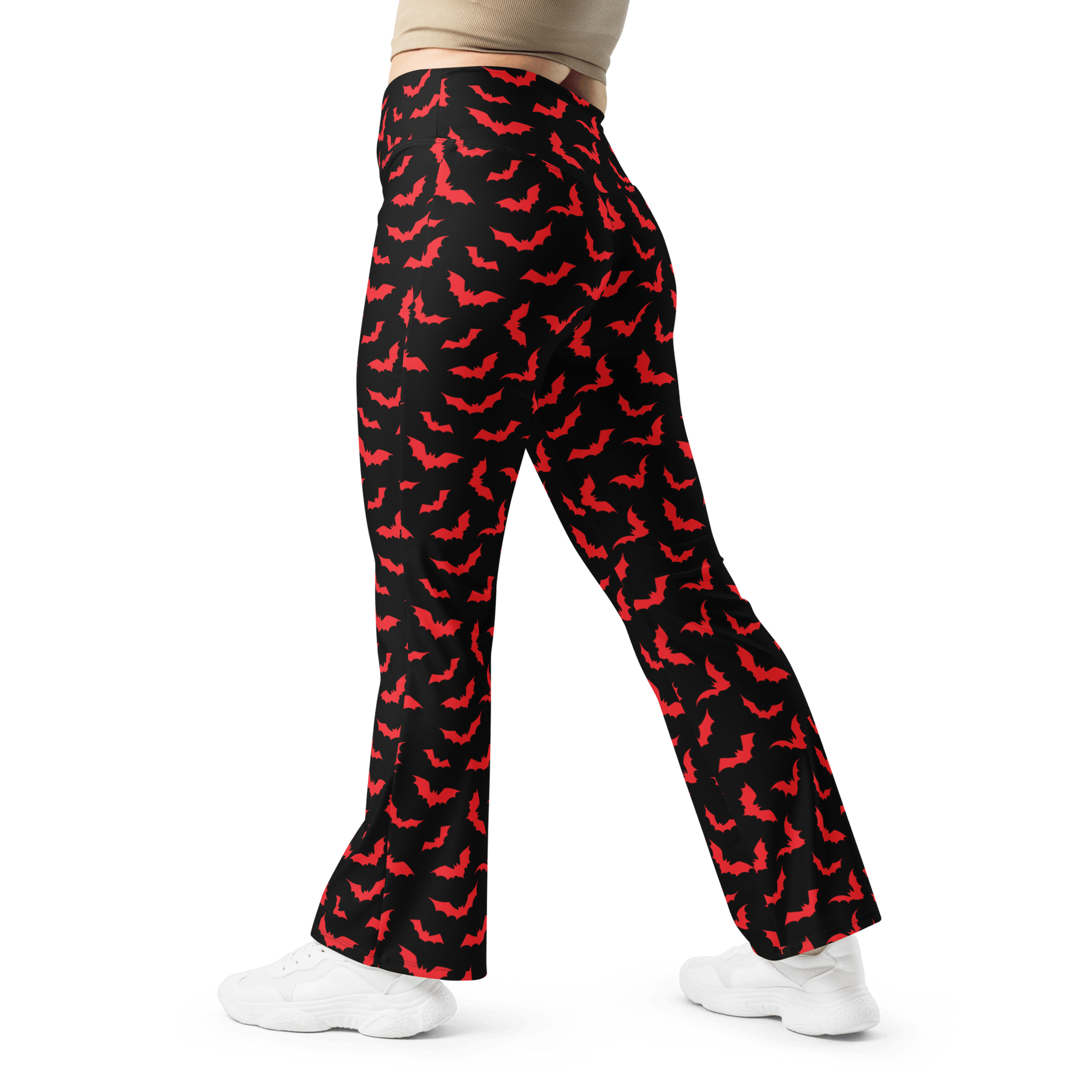 Bloody Bats Flare Leggings - Goth Cloth Co.3634794_19331