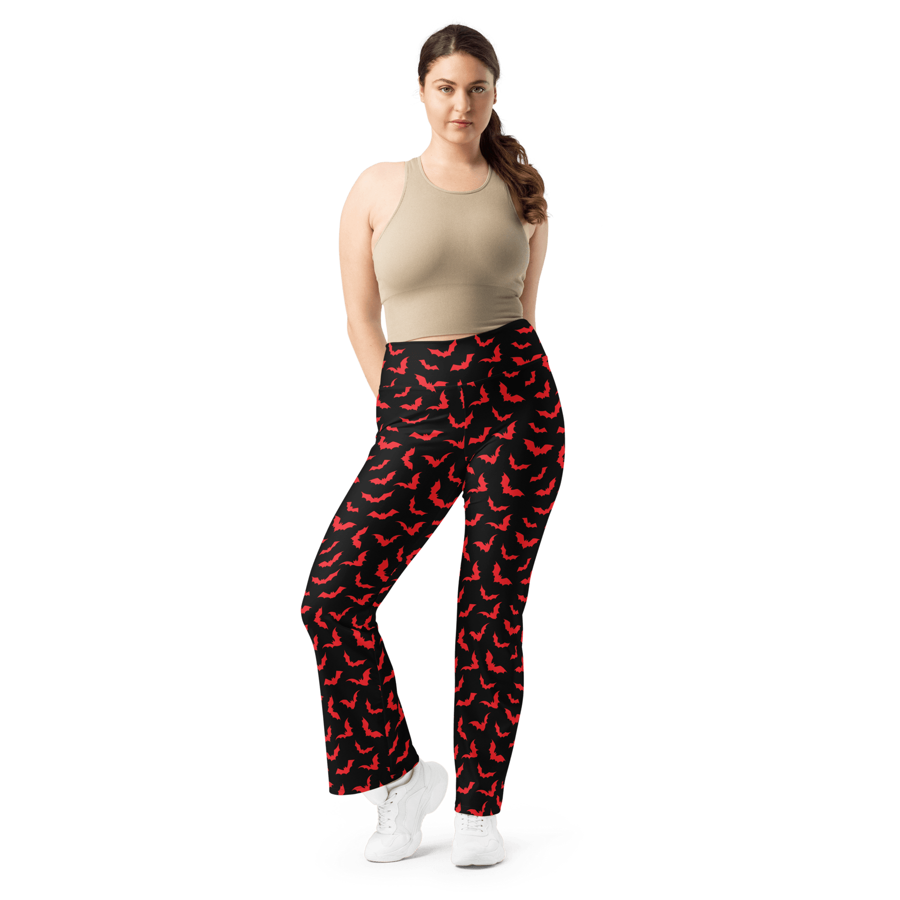 Bloody Bats Flare Leggings - Goth Cloth Co.3634794_19331