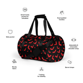 Bloody Bats Gym Bag - Goth Cloth Co.6117039_15155