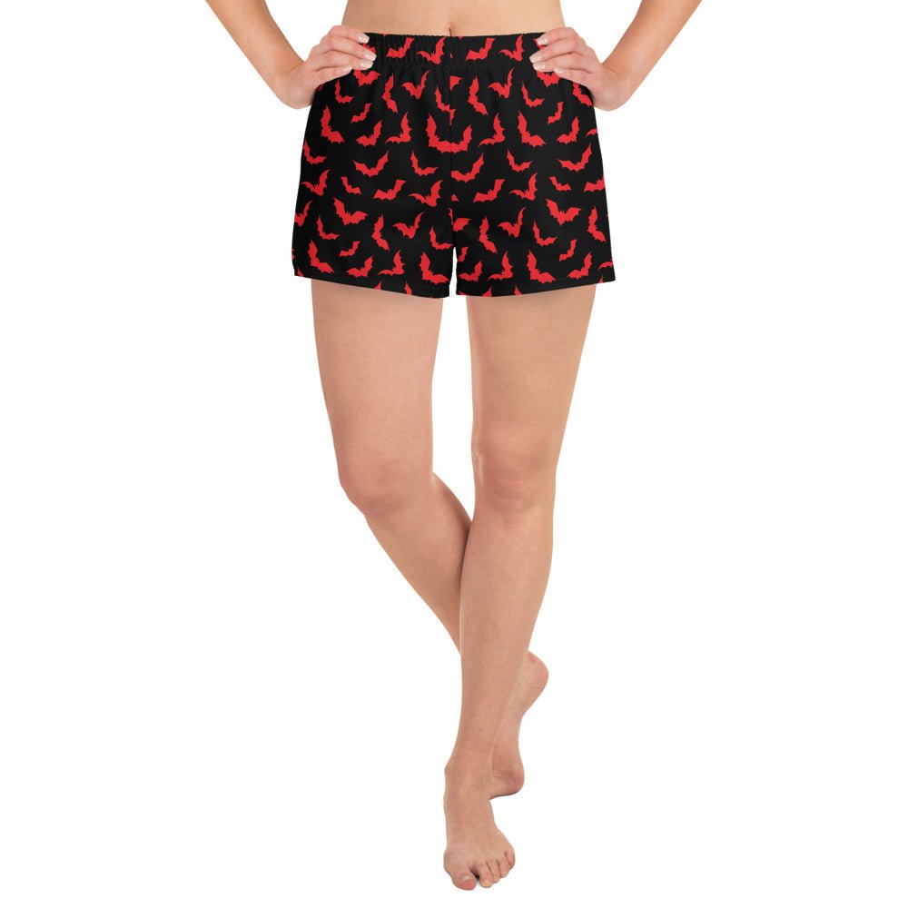 Bloody Bats Unisex Athletic Shorts - Goth Cloth Co.8338908_9804