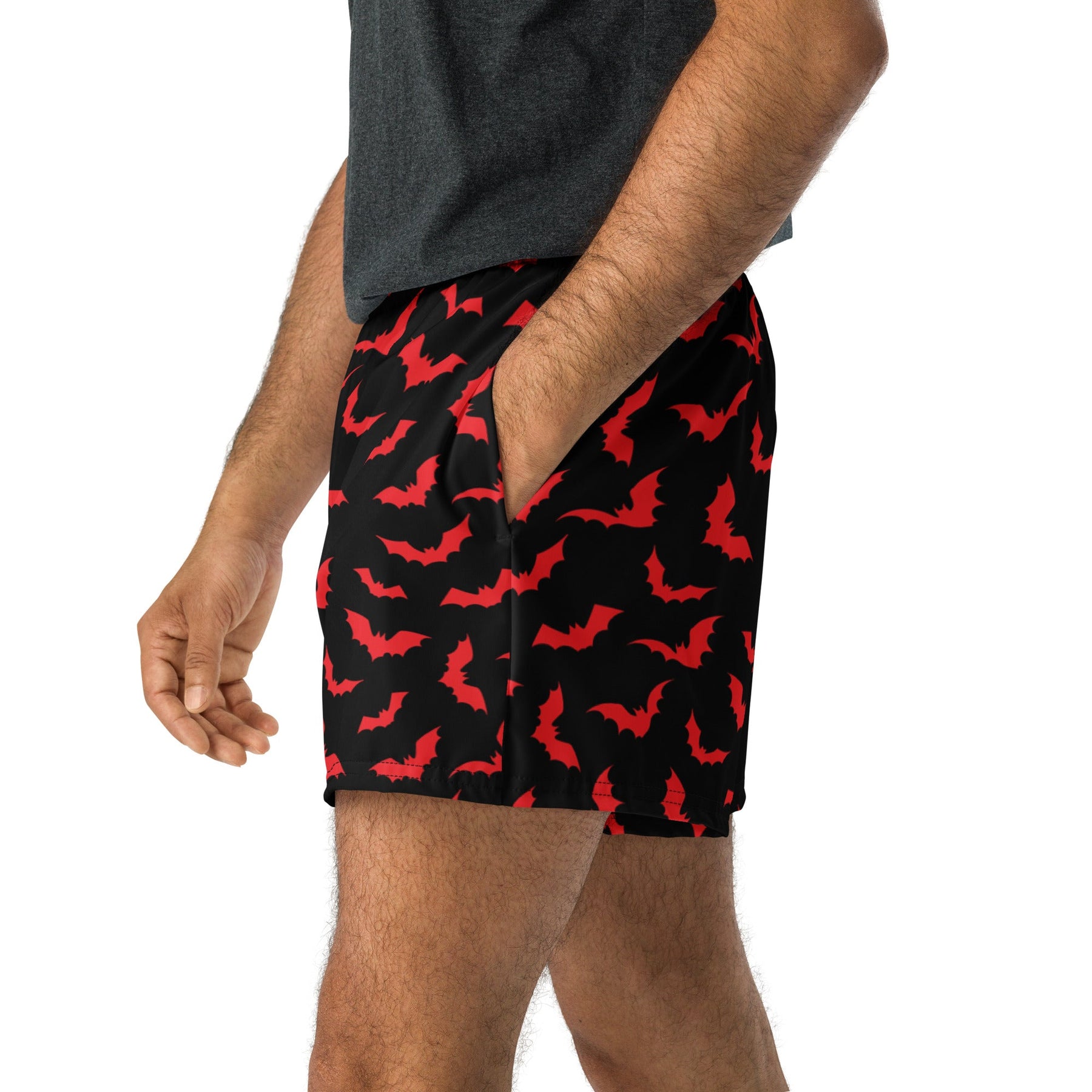 Bloody Bats Unisex Athletic Shorts - Goth Cloth Co.8338908_9804