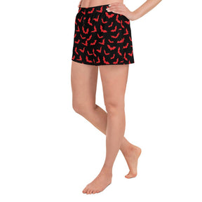 Bloody Bats Unisex Athletic Shorts - Goth Cloth Co.8338908_9804