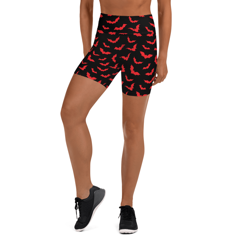 Bloody Bats Yoga Shorts - Goth Cloth Co.9961520_9079