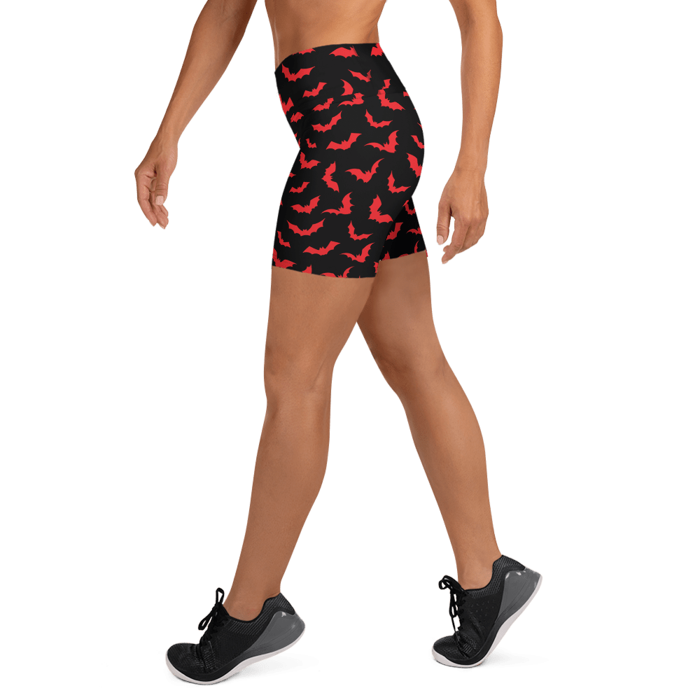 Bloody Bats Yoga Shorts - Goth Cloth Co.9961520_9079