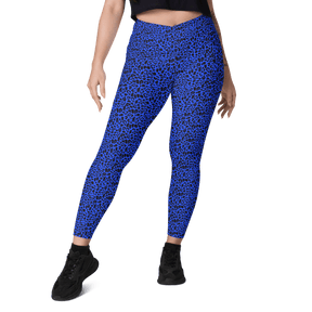 Blue Leopard Crossover Leggings with Pockets - Goth Cloth Co.8996689_14137
