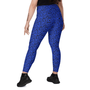 Blue Leopard Crossover Leggings with Pockets - Goth Cloth Co.8996689_14137