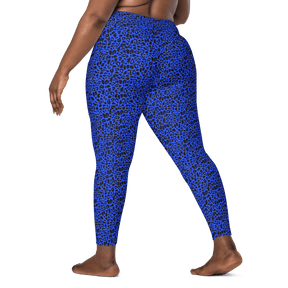 Blue Leopard Crossover Leggings with Pockets - Goth Cloth Co.8996689_14137