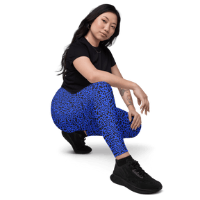 Blue Leopard Crossover Leggings with Pockets - Goth Cloth Co.8996689_14137