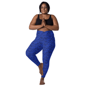 Blue Leopard Crossover Leggings with Pockets - Goth Cloth Co.8996689_14137