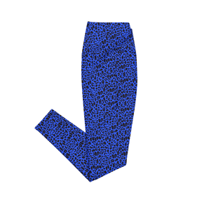 Blue Leopard Crossover Leggings with Pockets - Goth Cloth Co.8996689_14137