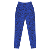 Blue Leopard Crossover Leggings with Pockets - Goth Cloth Co.8996689_14137