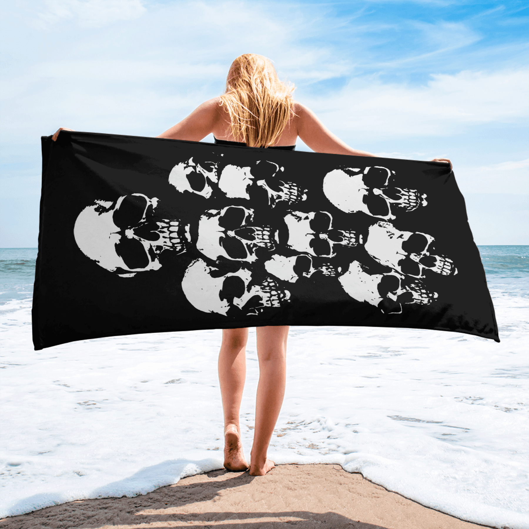Bone Temple Towel - Goth Cloth Co.9019935_8874