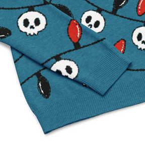 Boney & Bright Blue Knit Sweater - Goth Cloth Co.7636561_19638