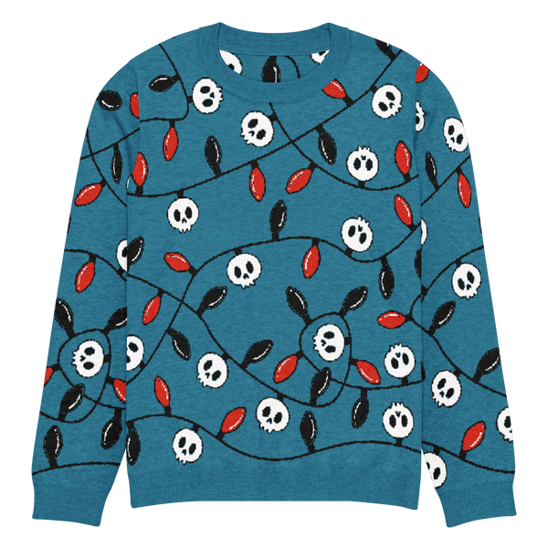 Boney & Bright Blue Knit Sweater - Goth Cloth Co.7636561_19638