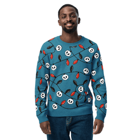 Boney & Bright Blue Knit Sweater - Goth Cloth Co.7636561_19638