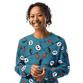 Boney & Bright Blue Knit Sweater - Goth Cloth Co.7636561_19638