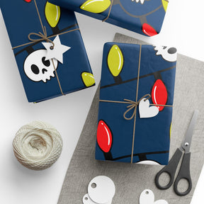 Boney & Bright Gift Wrap - Goth Cloth Co.Home Decor29897377112386611134
