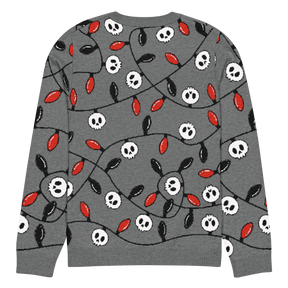 Boney & Bright Grey Knit Crewneck Sweater - Goth Cloth Co.4571380_19638