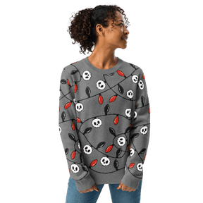Boney & Bright Grey Knit Crewneck Sweater - Goth Cloth Co.4571380_19638