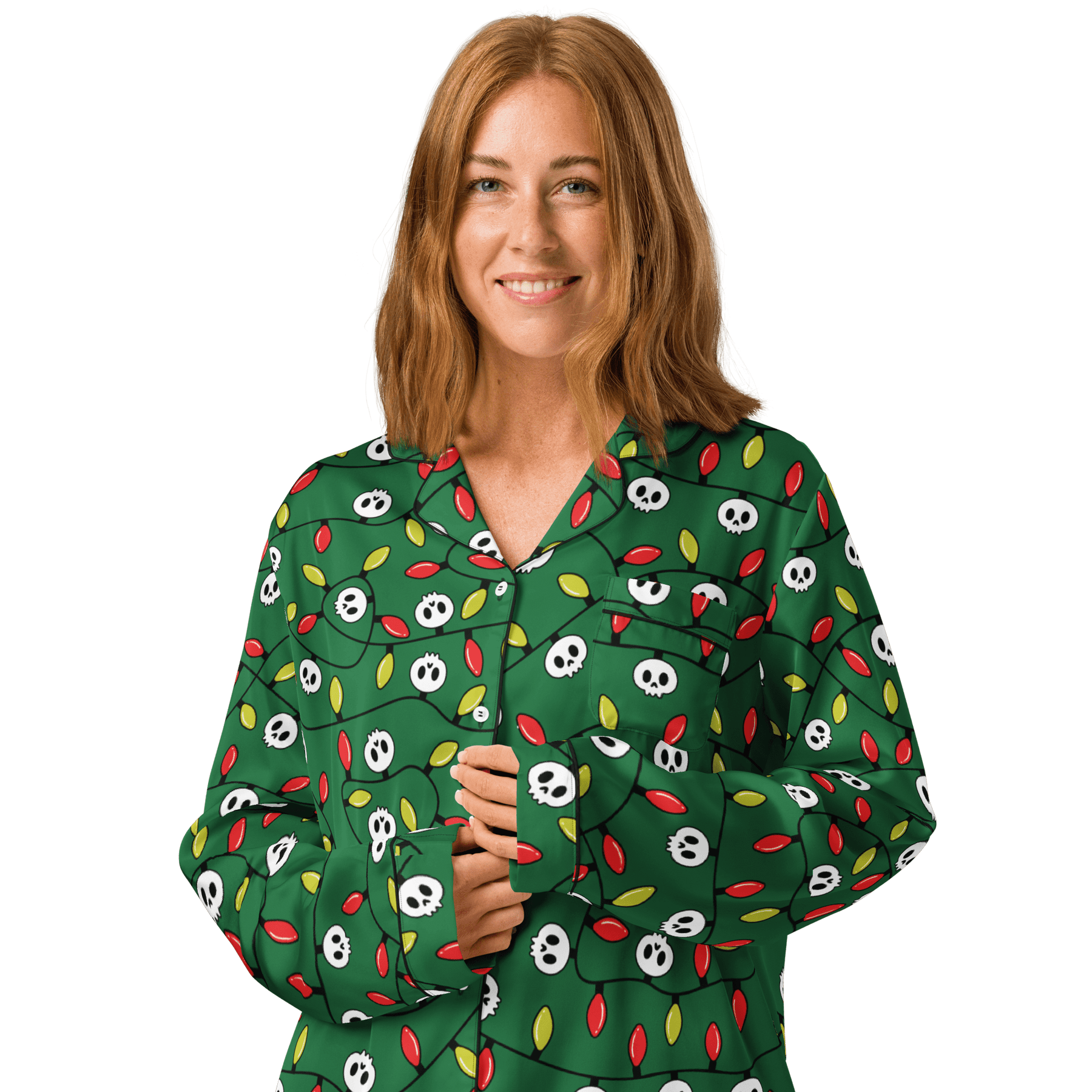 Boney & Bright Silky Pajama Top - Goth Cloth Co.6644421_20952