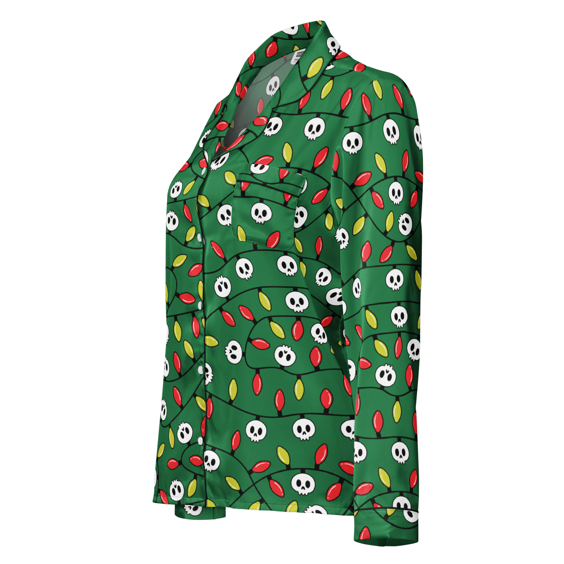 Boney & Bright Silky Pajama Top - Goth Cloth Co.6644421_20952