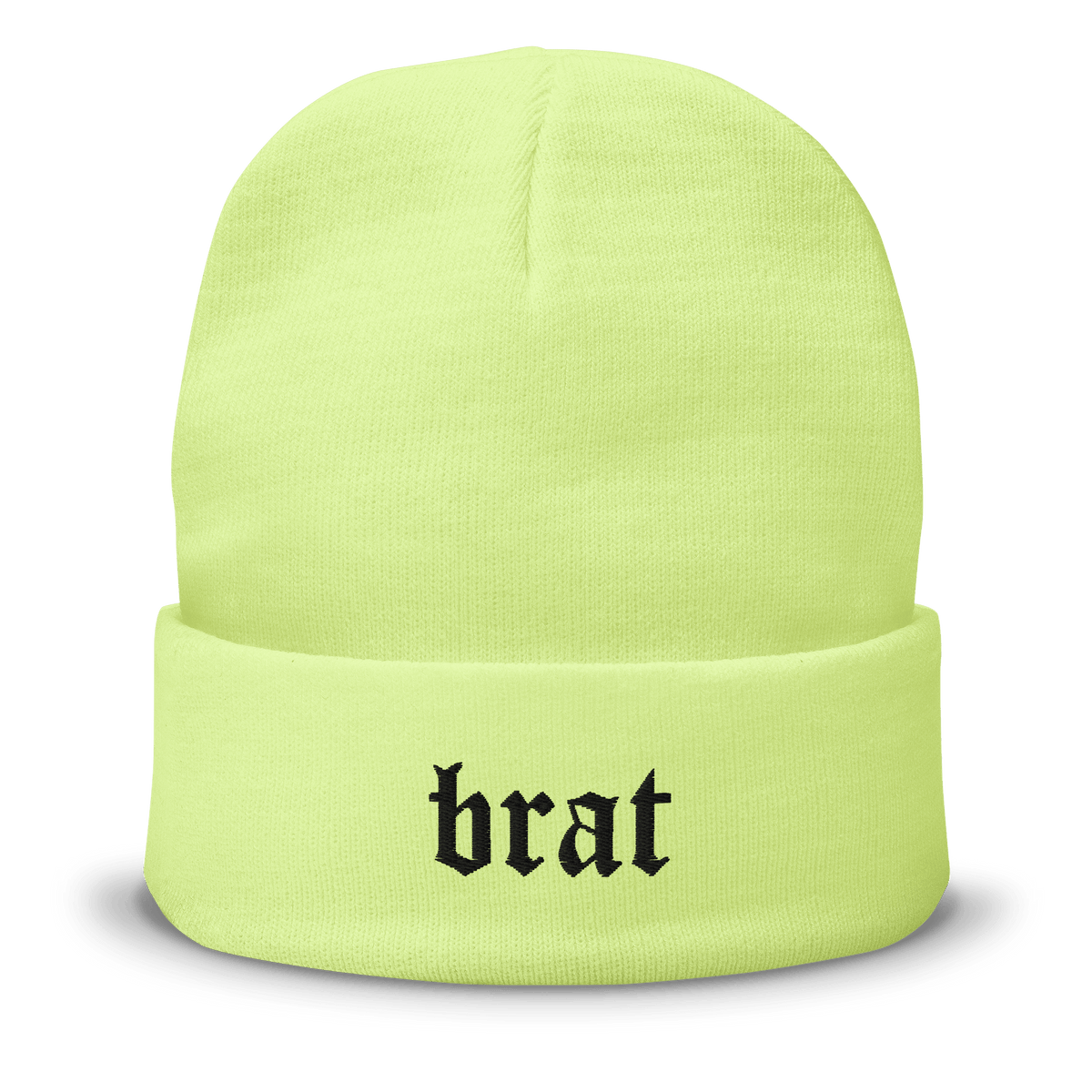 Brat Embroidered Knit Beanie - Goth Cloth Co.8504768_53108