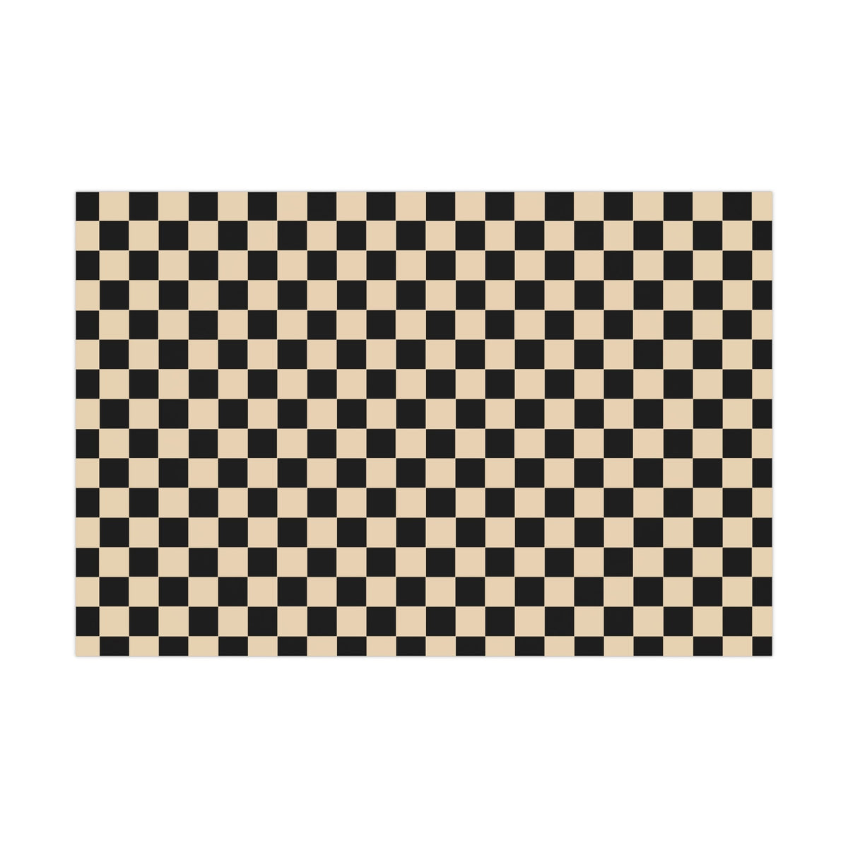 Brown Checkerboard Punk Gift Wrap - Goth Cloth Co.Home Decor91644255103492281601