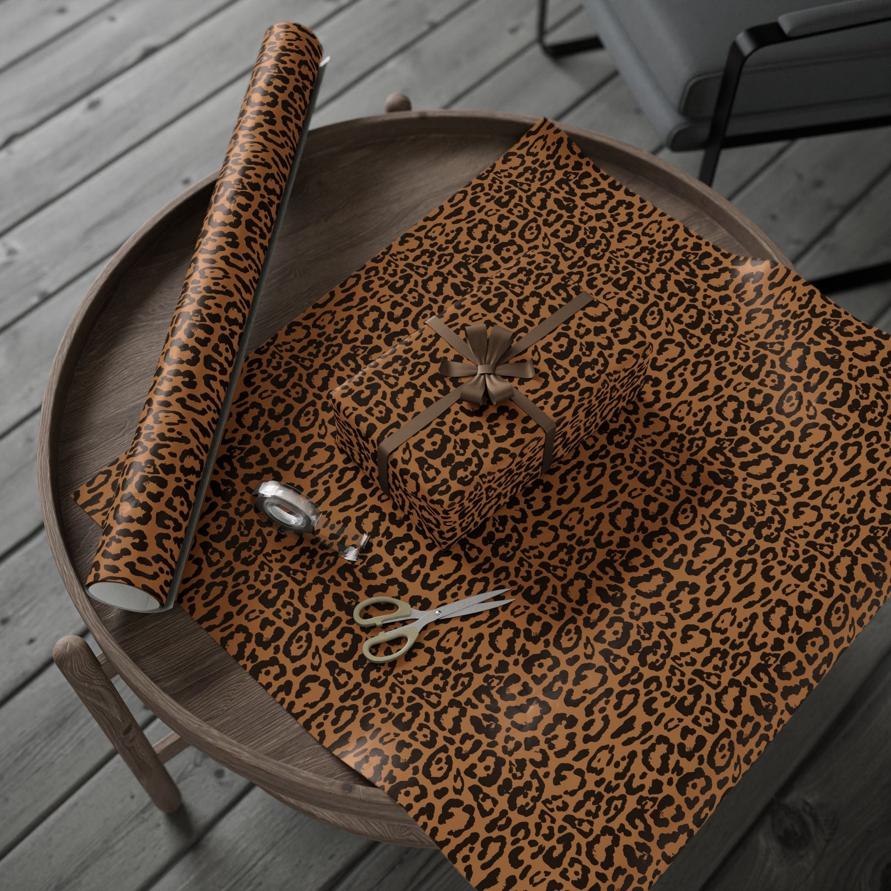 Brown Leopard Gift Wrap Paper - Goth Cloth Co.Home Decor67203960499484516723