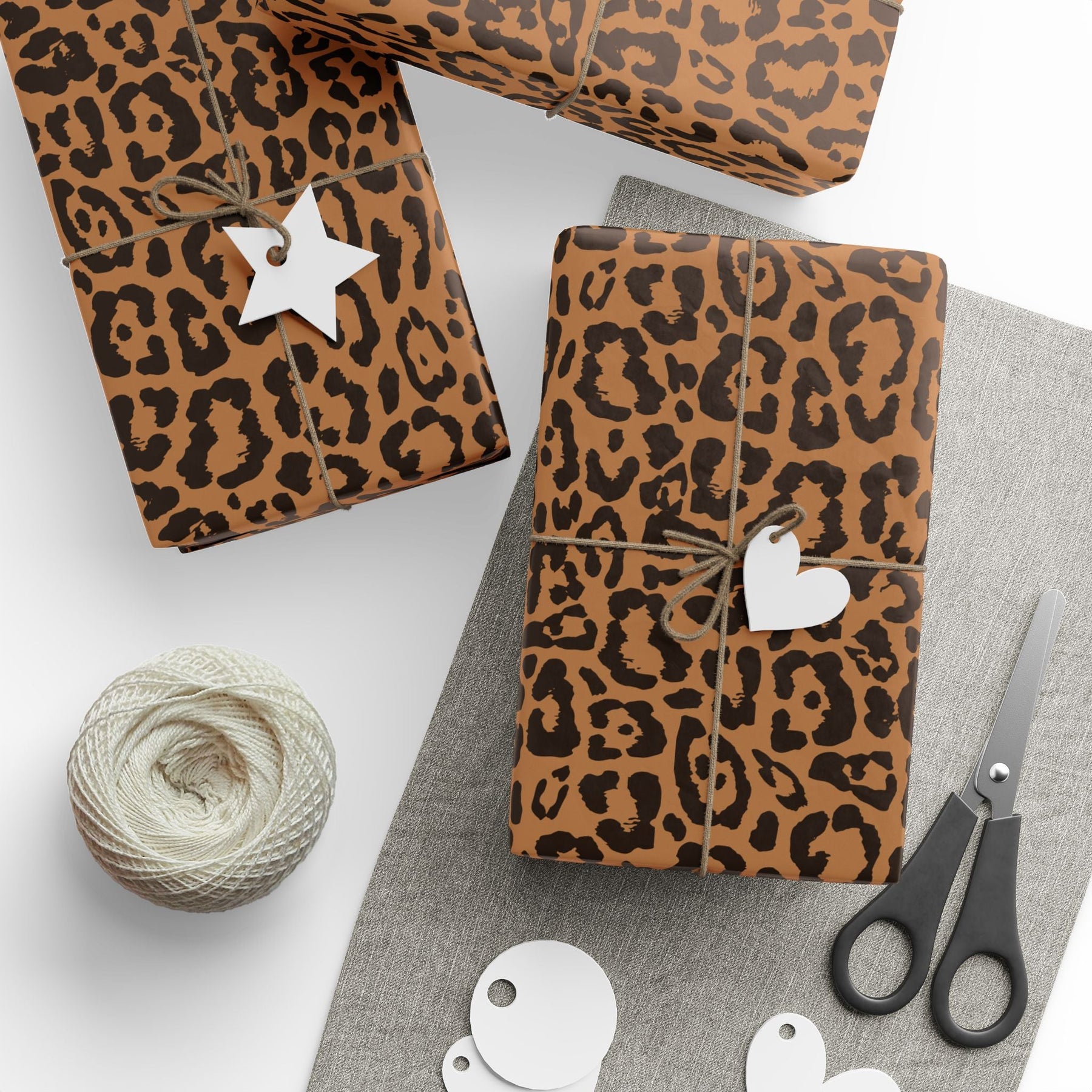 Brown Leopard Gift Wrap Paper - Goth Cloth Co.Home Decor67203960499484516723