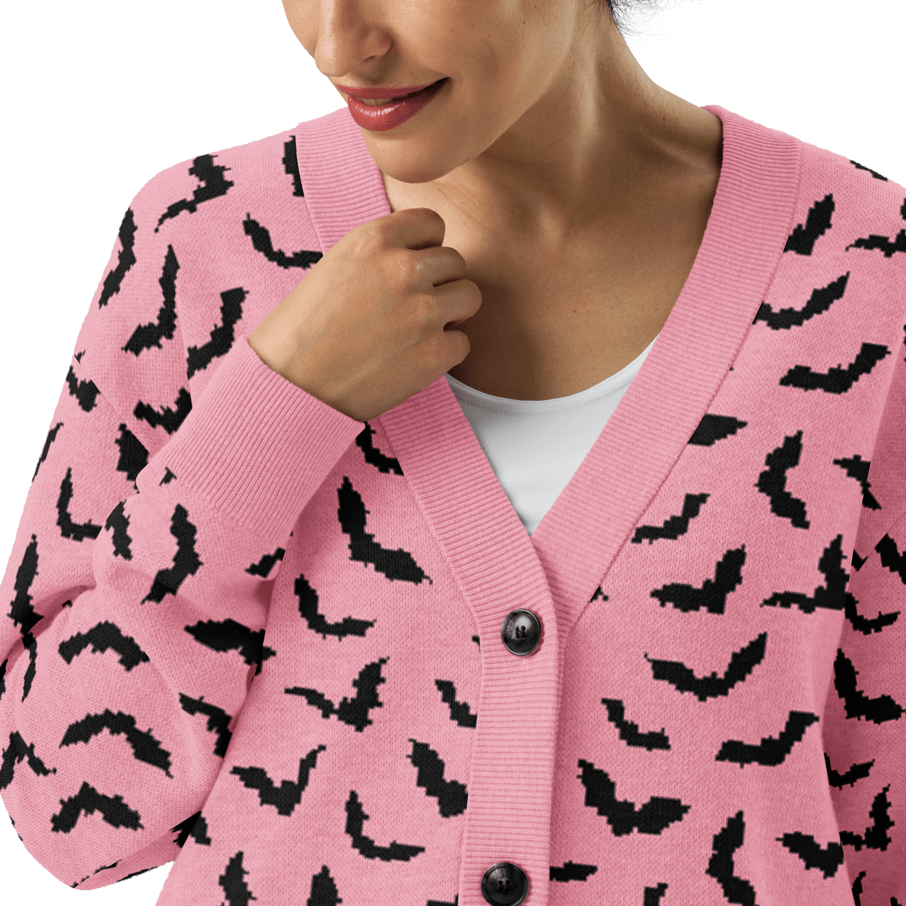 Bubblegum Bats Knit Cardigan - Goth Cloth Co.8848023_21035