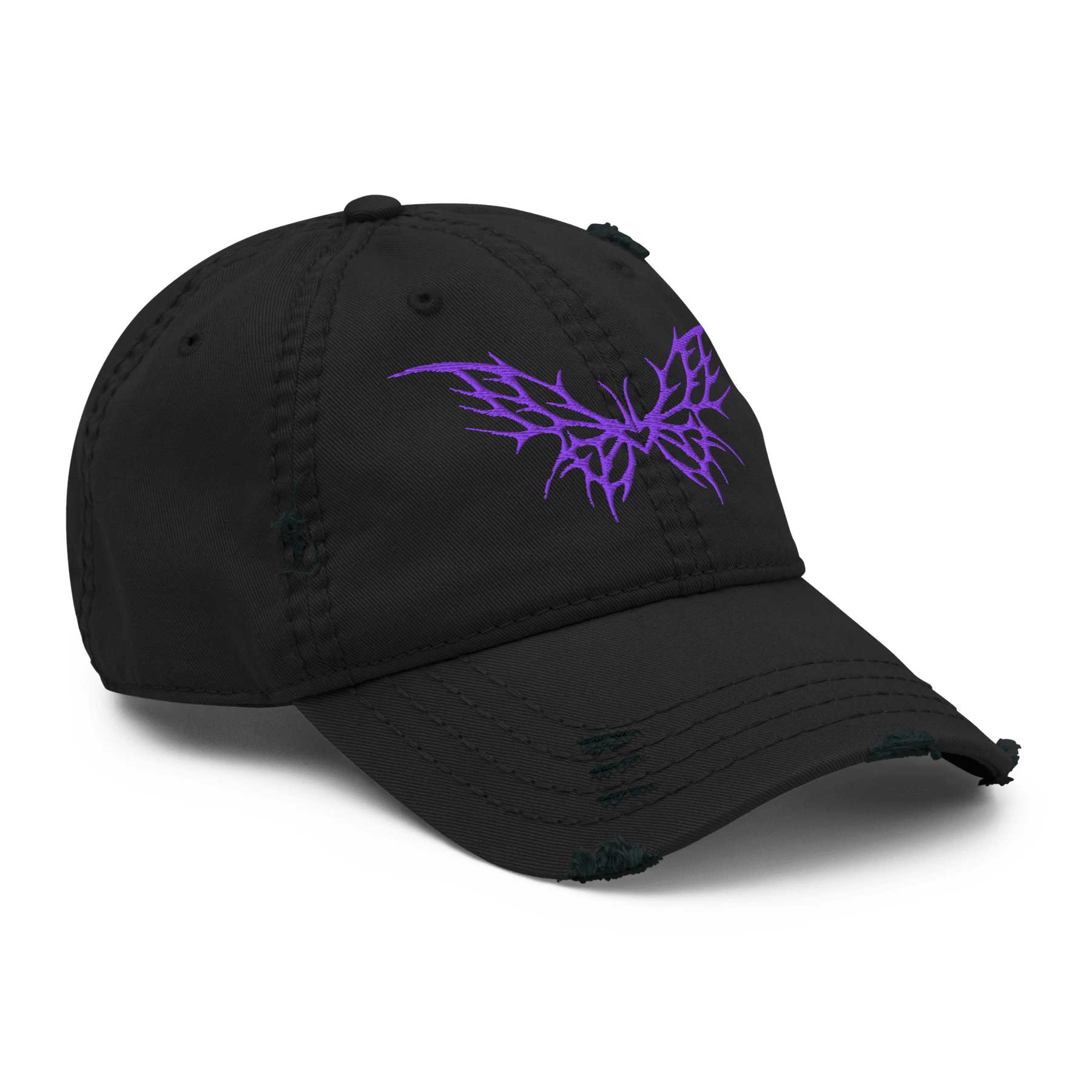 Butterfly Baby Distressed Dad Hat - Goth Cloth Co.2165178_10992