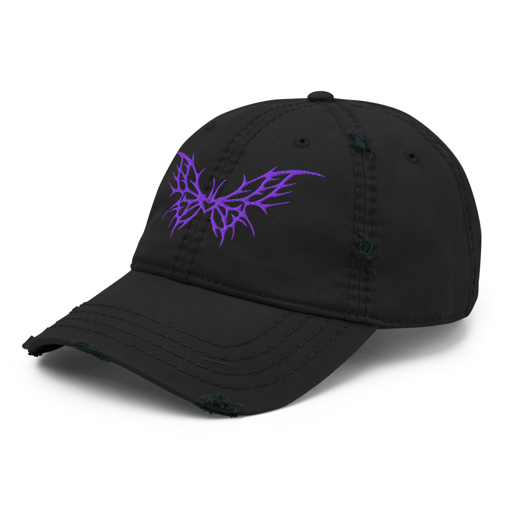 Butterfly Baby Distressed Dad Hat - Goth Cloth Co.2165178_10992