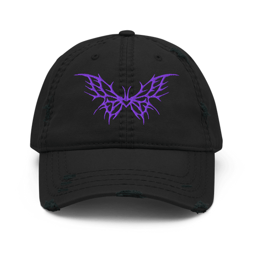 Butterfly Baby Distressed Dad Hat - Goth Cloth Co.8486755_10990