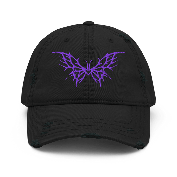 Butterfly Baby Distressed Dad Hat - Goth Cloth Co.8486755_10990