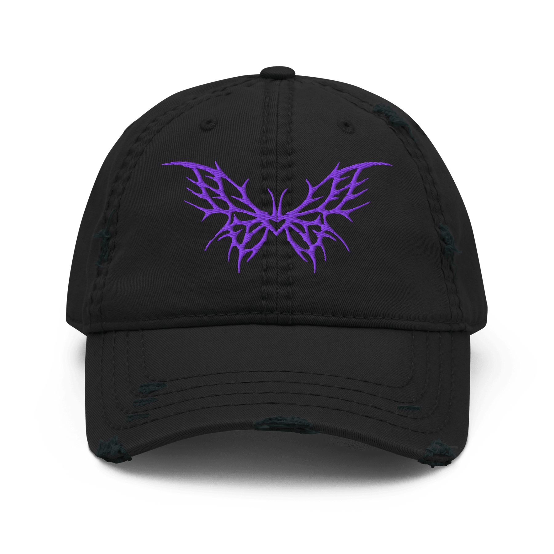 Butterfly Baby Distressed Dad Hat - Goth Cloth Co.8486755_10990